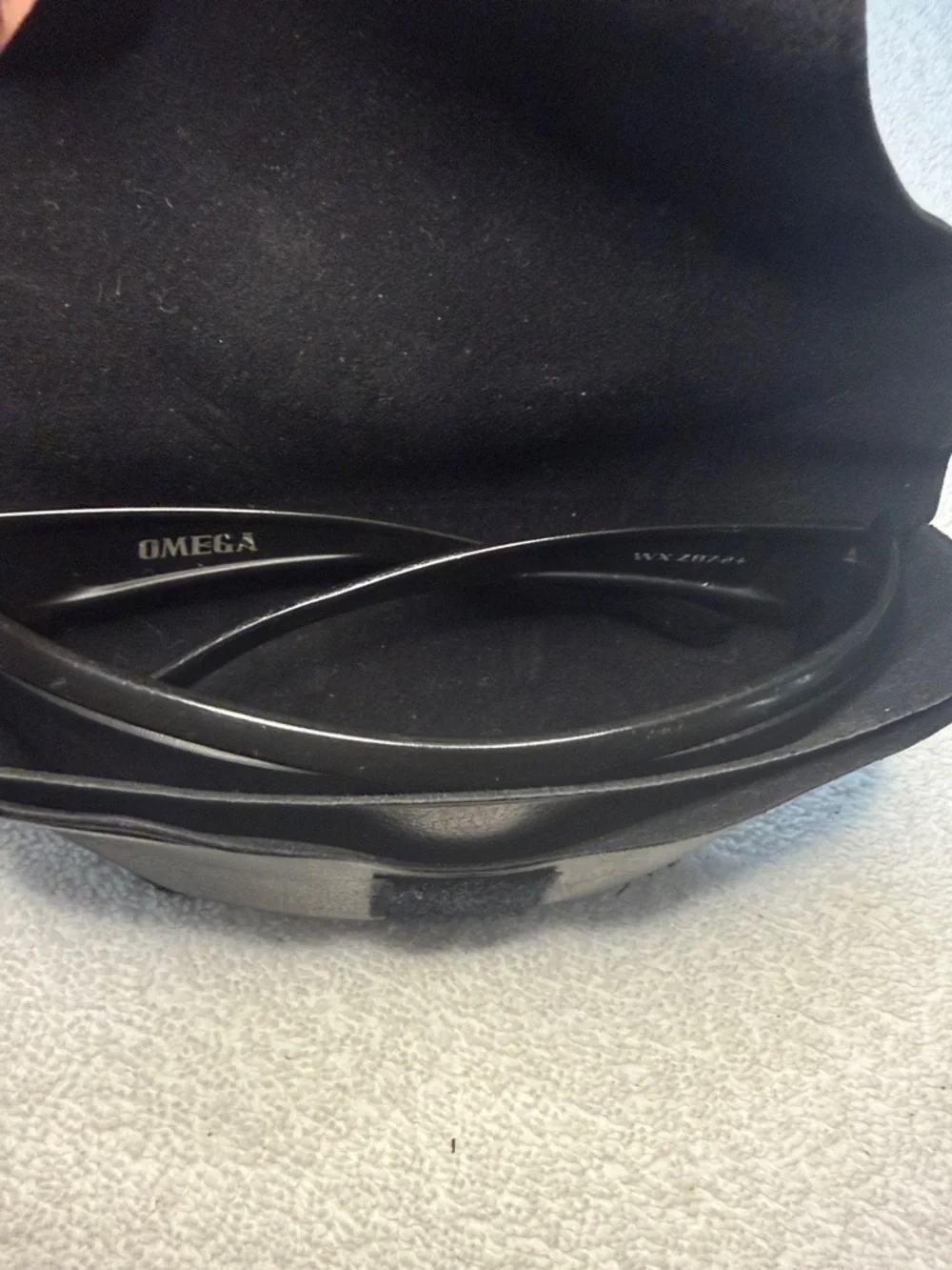 Wiley X Omega Black Tactical Wrap Sport Shock Designer Sunglasses
